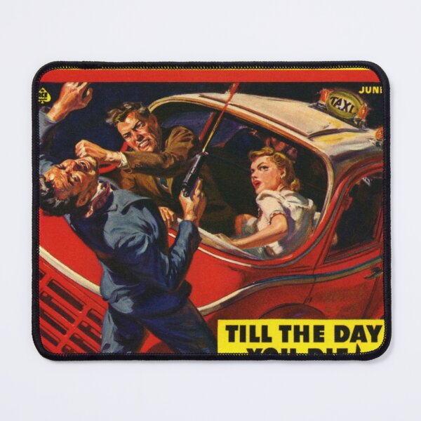 Item preview, Ten Detective Aces Pulp Magazine: Till The Day You Die! Pulp Art Magazine Cover designed and sold by centuryretromedia.