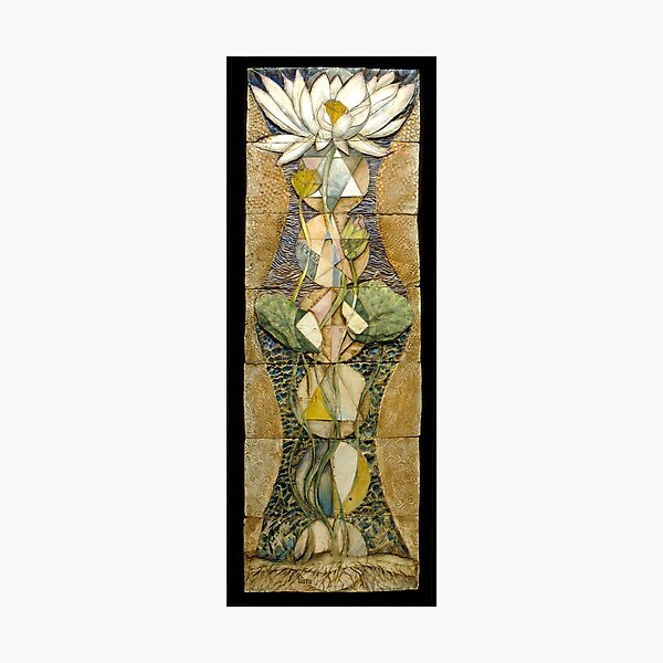 Lotus I: sacred geometry Photographic Print
