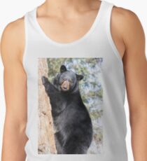Am I Going The Wrong Way - Black Bear Men's Tank Top