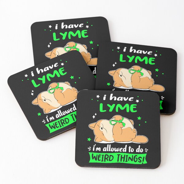 Item preview, Lyme Awareness Funny I have Lyme i'm allowed to do Weird Things! designed and sold by JanetShop809.