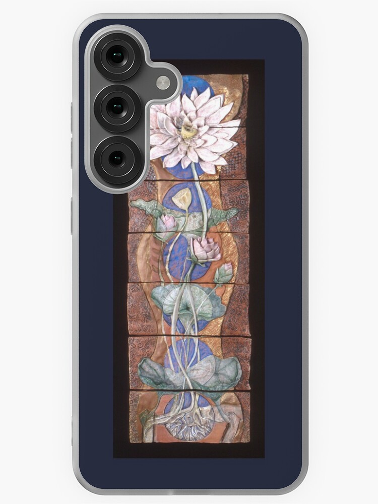 Thumbnail 1 of 4, Samsung Galaxy Phone Case, Lotus II: body energetics designed and sold by MonaShiber.