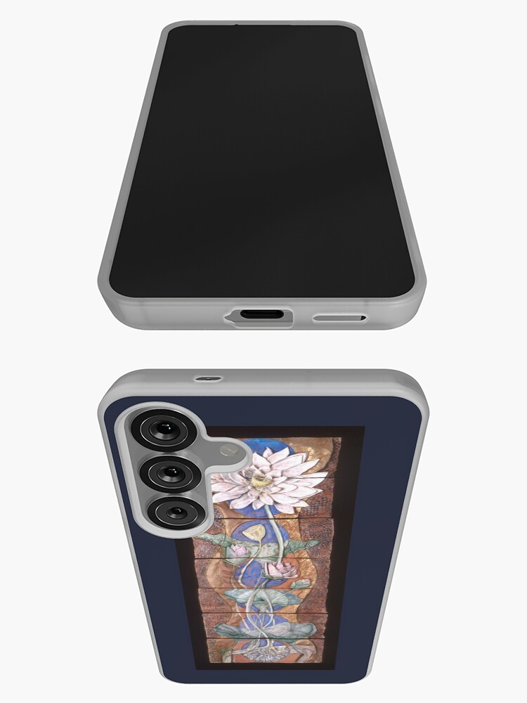 Thumbnail 3 of 4, Samsung Galaxy Phone Case, Lotus II: body energetics designed and sold by MonaShiber.