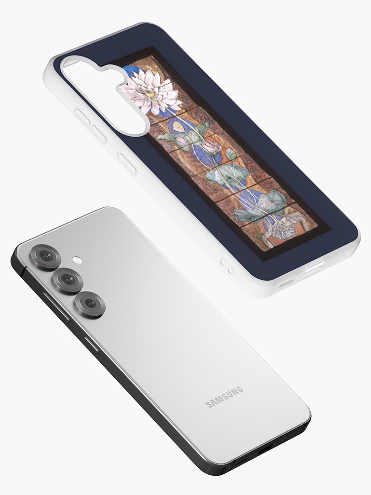 Thumbnail 2 of 4, Samsung Galaxy Phone Case, Lotus II: body energetics designed and sold by MonaShiber.