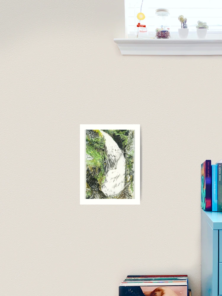 Thumbnail 2 of 3, Art Print, Pystyll Rheader designed and sold by Ken Simm.