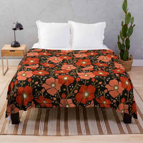 Item preview, Ornamental Flowers – Crimson designed and sold by Cat Coquillette.
