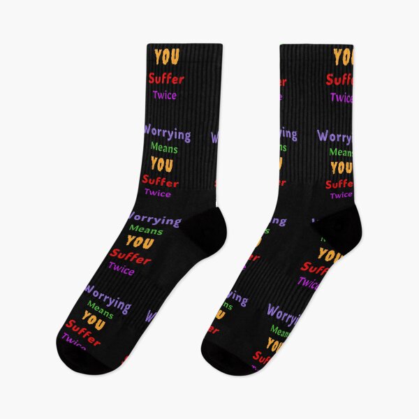 Item preview, Worrying Means You Suffer Twice - Motivational Quotes designed and sold by Designspot2020.