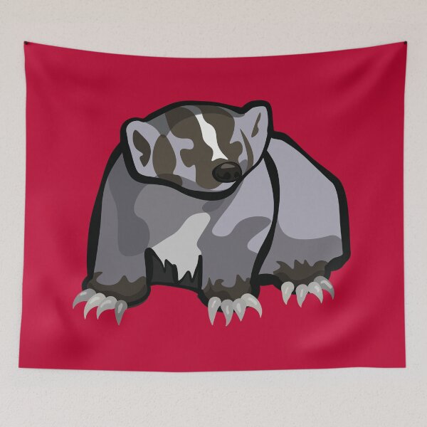Item preview, Minimalist North American Badger designed and sold by InkLayer.