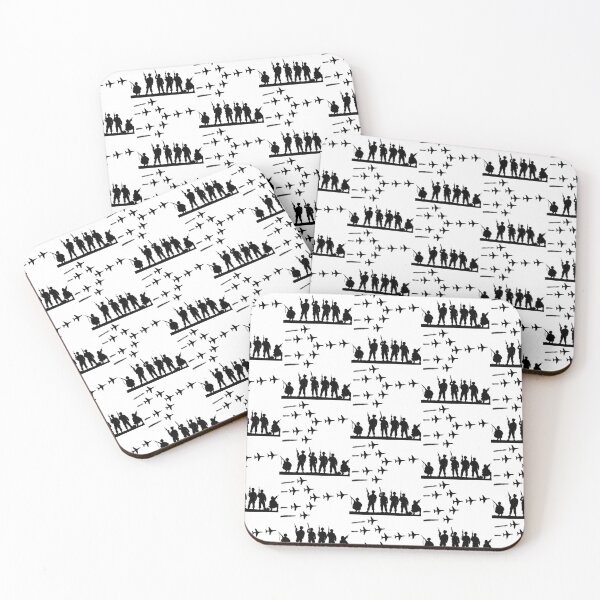 Item preview, Battalion of Troops with Jet Fleet designed and sold by mkzmerch.