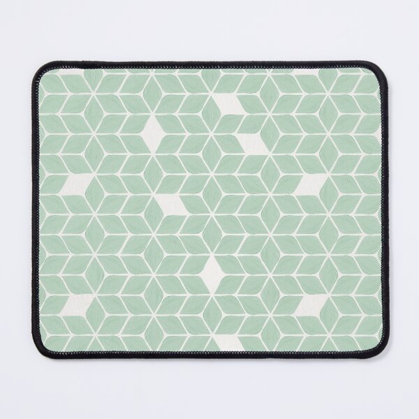 Item preview, Poinsettia Stars – Seafoam designed and sold by Cat Coquillette.