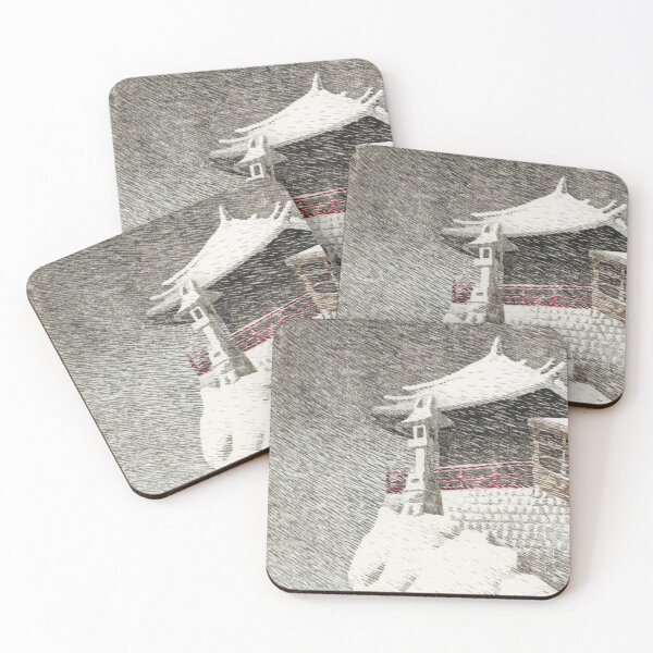 Item preview, Kannon Temple at Abuto by Kawase Hasui designed and sold by Takeda-art.