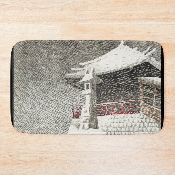 Item preview, Kannon Temple at Abuto by Kawase Hasui designed and sold by Takeda-art.