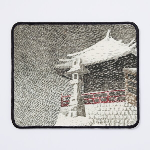 Item preview, Kannon Temple at Abuto by Kawase Hasui designed and sold by Takeda-art.