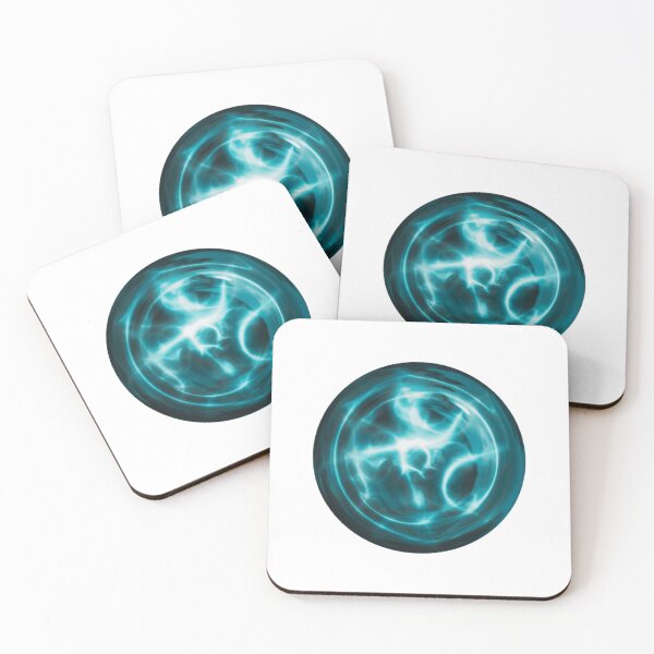 Item preview, Turquoise Futuristic Energy Circle design designed and sold by Dven-Clothes.