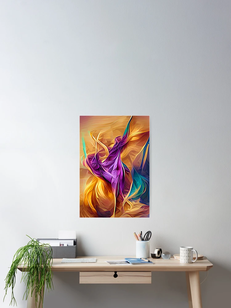 Thumbnail 2 of 3, Poster, Entangled designed and sold by TiltedCode.