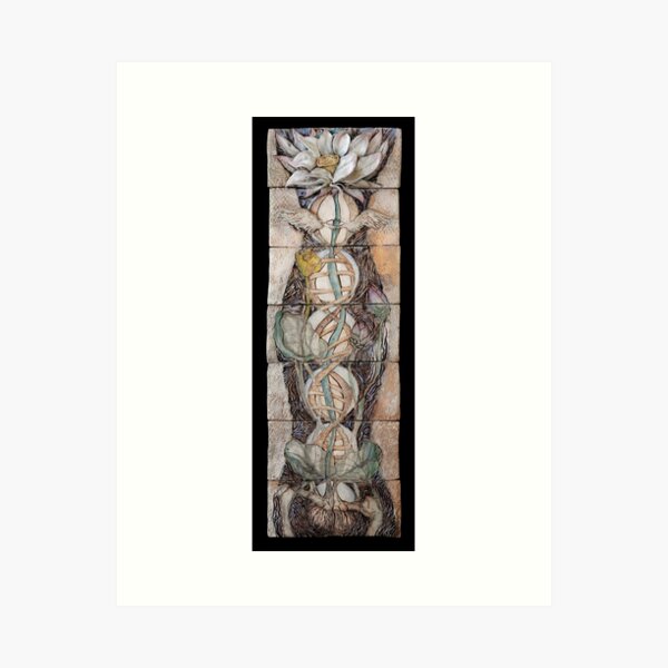 Lotus IV: science & spirit Art Print