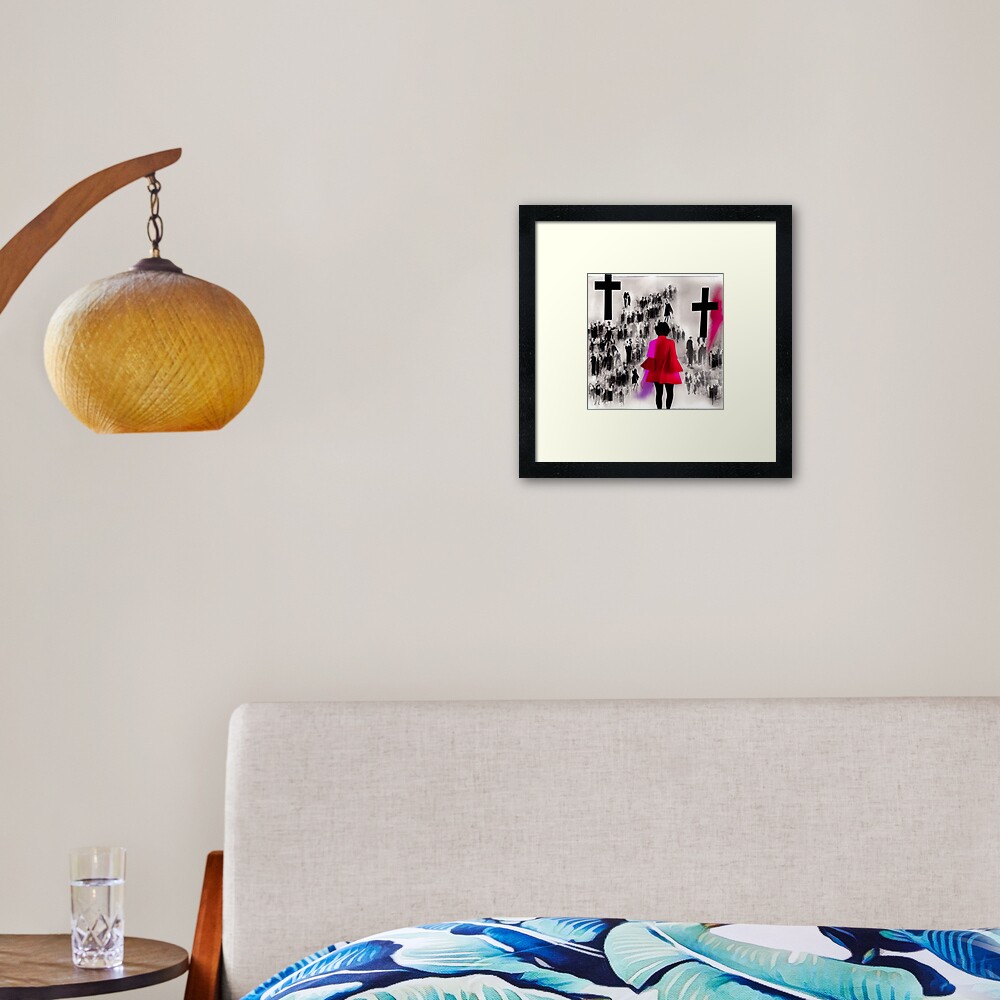 Item preview, Framed Art Print designed and sold by stillnessgifts.