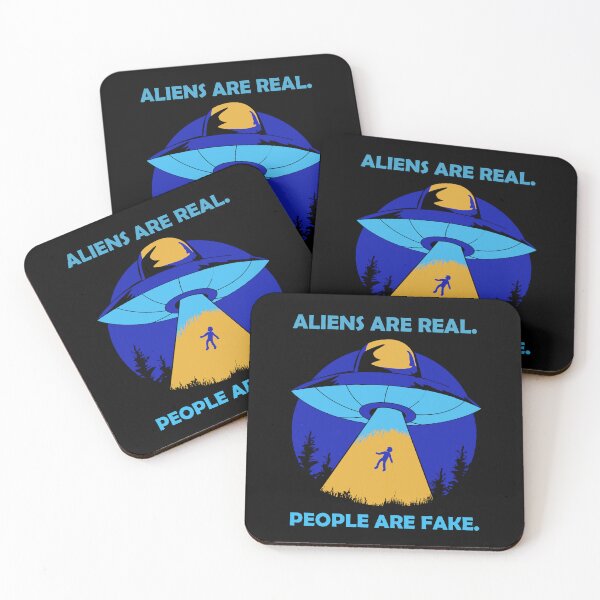 Item preview, Aliens are Real People are Fake designed and sold by quertaautrey8.