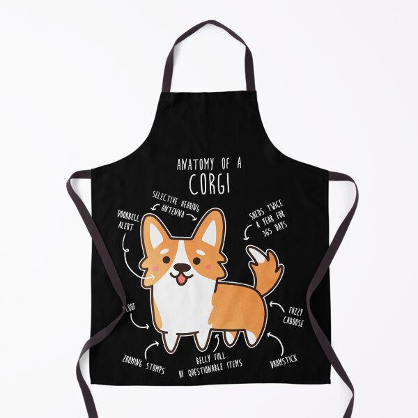Item preview, Corgi Red Dog Anatomy designed and sold by Clara Hollins.