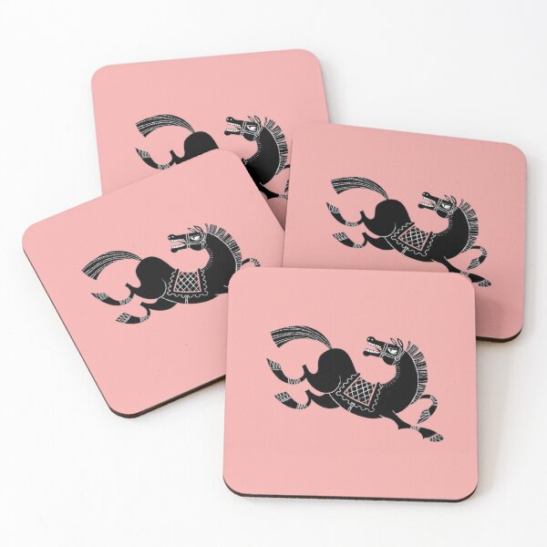 Item preview, Black horse art collection designed and sold by Thawbiya.