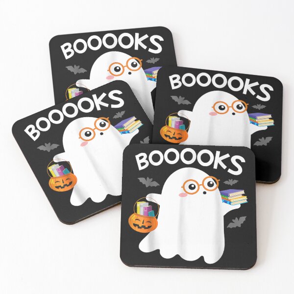 Item preview, Halloween Booooks Cute Ghost Reading Library Books Halloween designed and sold by Kharlamovaarina.