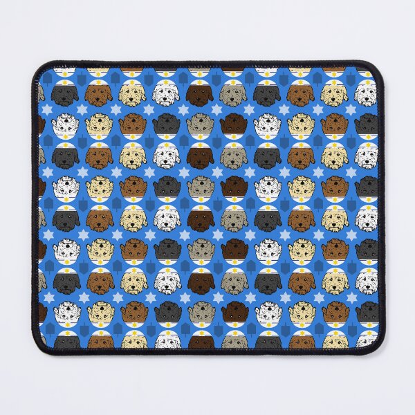 Item preview, Hanukkah Dood dogs! Doodle dogs celebrating Hanukkah - Jewish Goldendoodles, Jewish Labradoodles designed and sold by smooshfaceutd.
