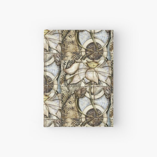 Lotus V: subtle energy (detail) Hardcover Journal