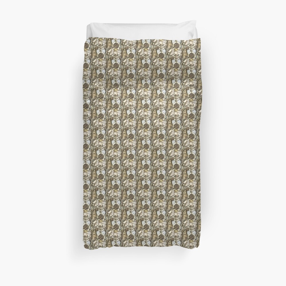 Lotus V: subtle energy (detail) Duvet Cover