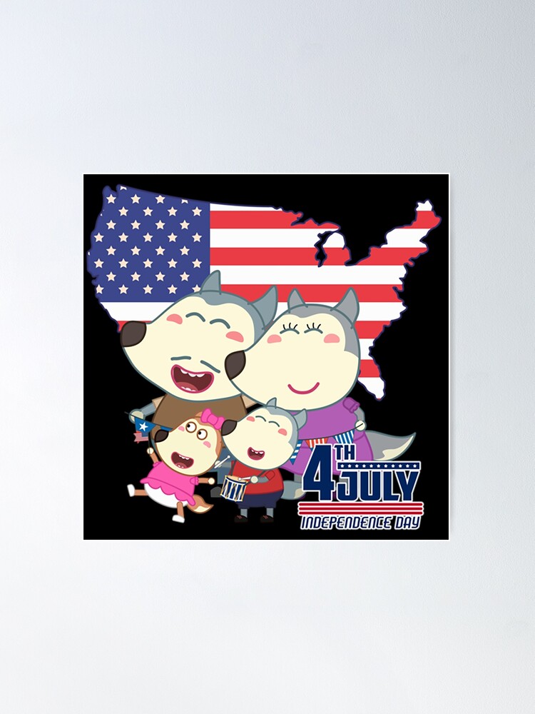 Wolfoo family cartoon Poster for Sale by HajimeKambe