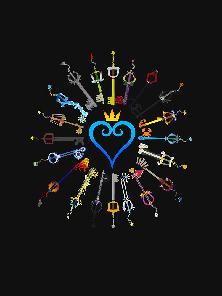 Imagen 7 de 7, Camiseta clásica con la obra Llaves espada de Kingdom Hearts, diseñada y vendida por KennethHe.