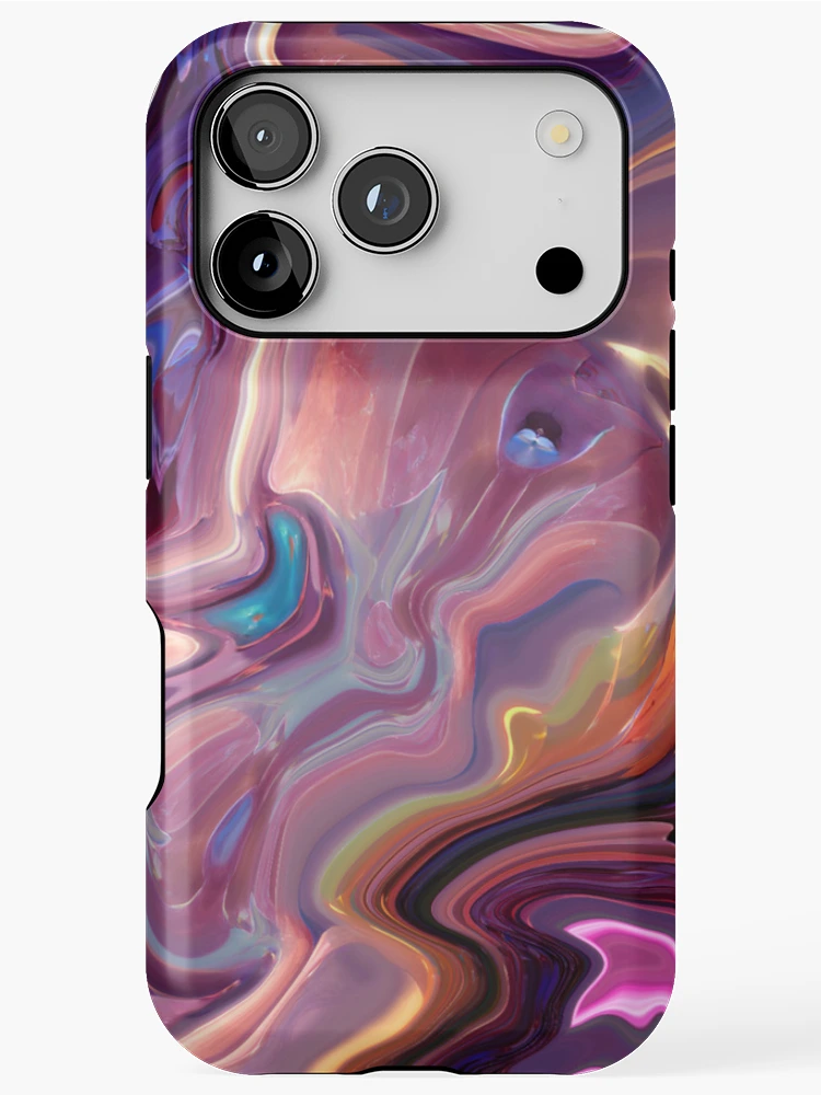 Thumbnail 1 of 4, iPhone Case, Marbleization designed and sold by TiltedCode.