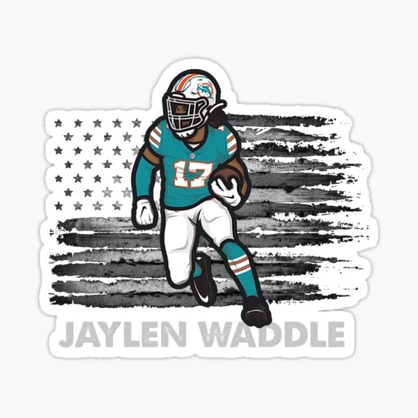 Jaylen Waddle Sticker for Sale by Jake Greiner