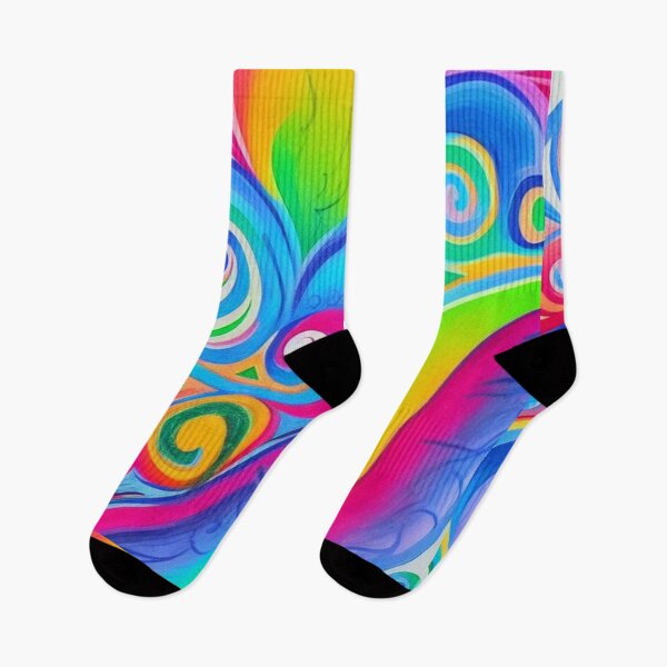 Item preview, Rainbow Swirls 3 designed and sold by Ashley Gagnon.