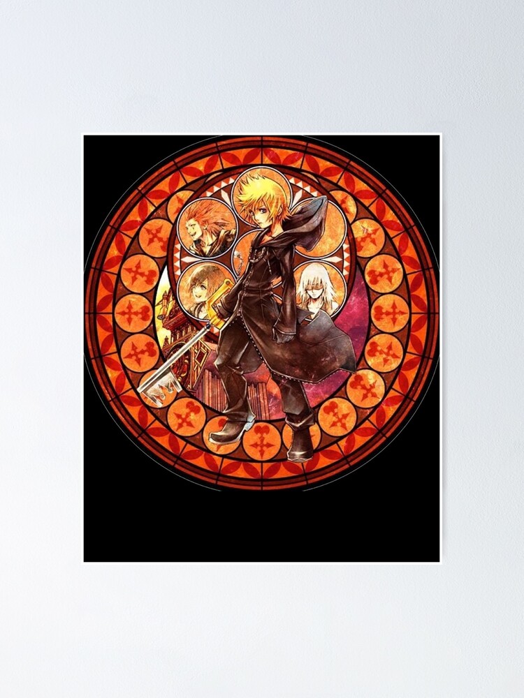 Kingdom Hearts Pattern Ver 2 Clock for Sale by MeMinch