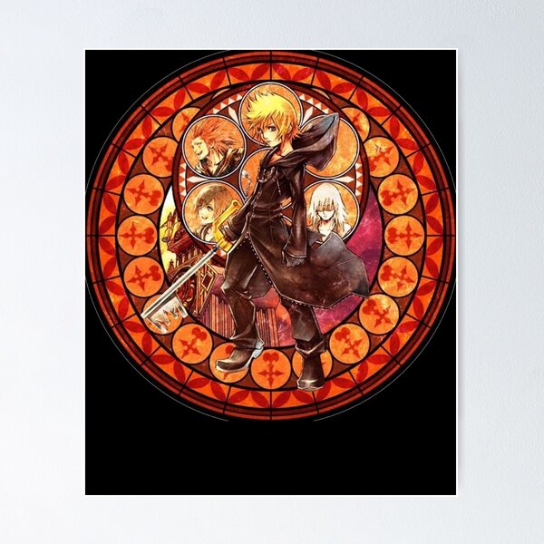 Vista previa del artículo con la obra «Reloj del corazón de Kingdom Hearts Roxas», diseñado y vendido por KennethHe.