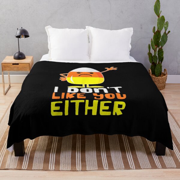 Item preview, I Don't Like You Either Funny Halloween Candy Corn designed and sold by Kharlamovaarina.