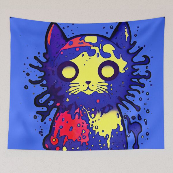 Item preview, Ink Cat Paint Splash designed and sold by ChasmicArt.