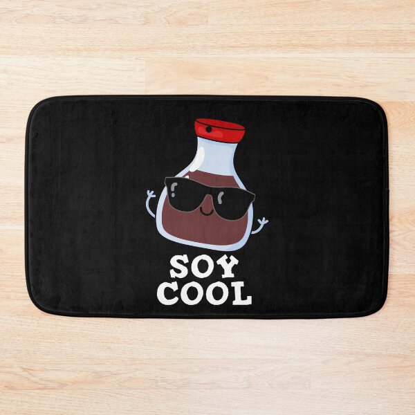 Item preview, Soy Cool Funny Soy Sauce Puns (Dark BG) designed and sold by punnybone.