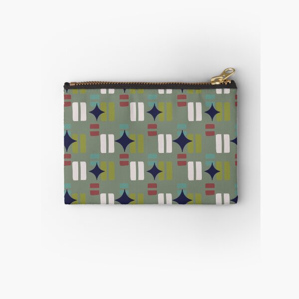 Item preview, Retro Aesthetic Geometric Shapes And Cosmic Atomic Sparkle Stars Green designed and sold by scorpiolane.