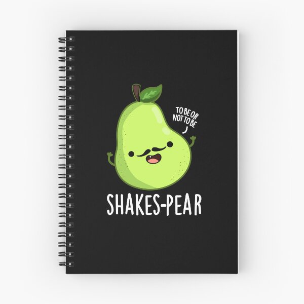 Item preview, Shakes-pear Funny Pear Fruit Puns (Dark BG) designed and sold by punnybone.