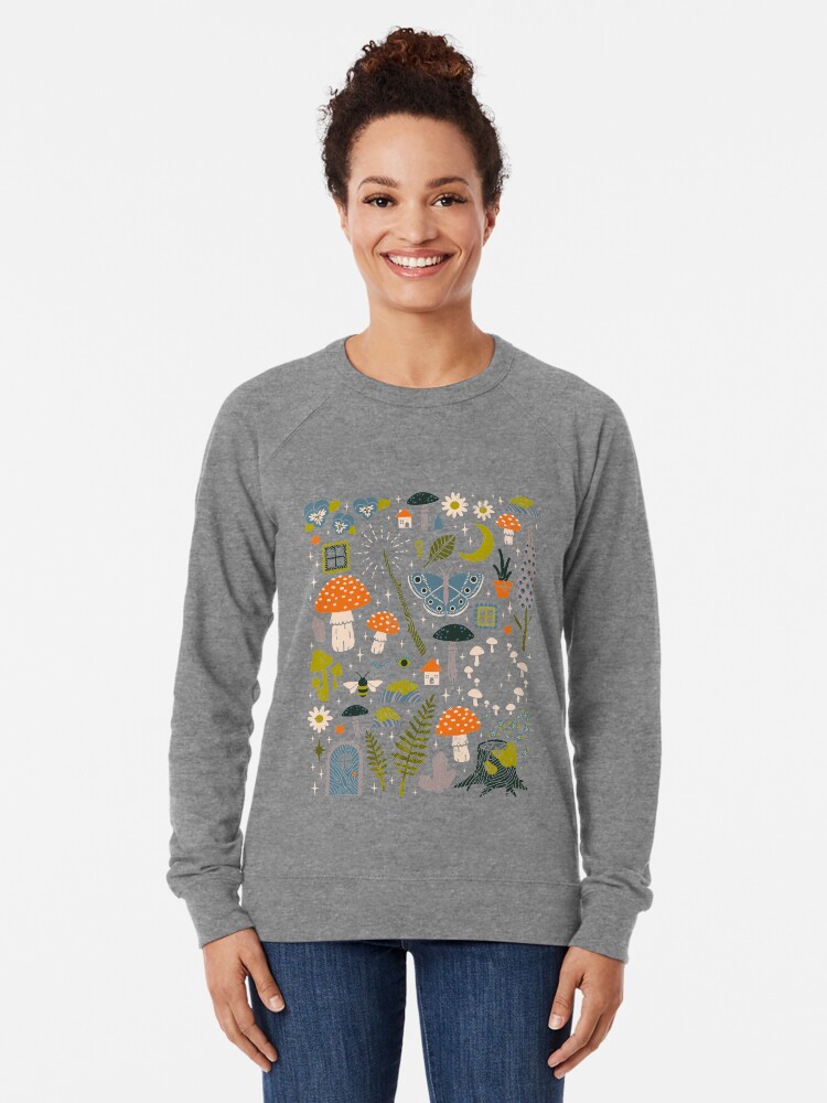 Alternate view of Fairy Garden Lightweight Sweatshirt