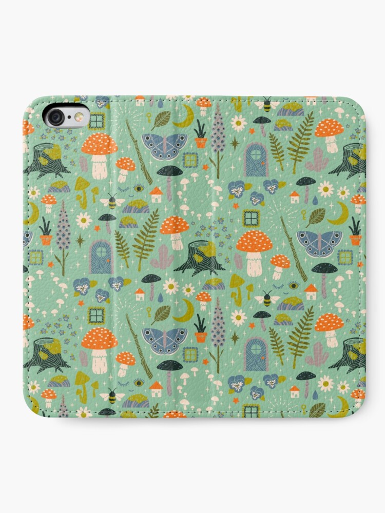 Alternate view of Fairy Garden iPhone Wallet