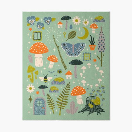 Fairy Garden Art Board Print