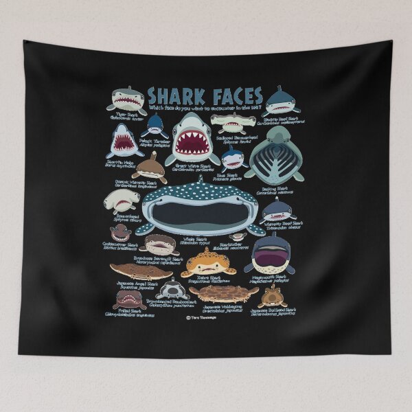Artikelvorschau, Shark-Tee-Faces entworfen und verkauft von TonyGange8.