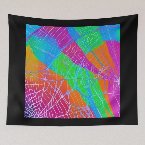 Item preview, Rainbow Spiderwebs designed and sold by Ashley Gagnon.