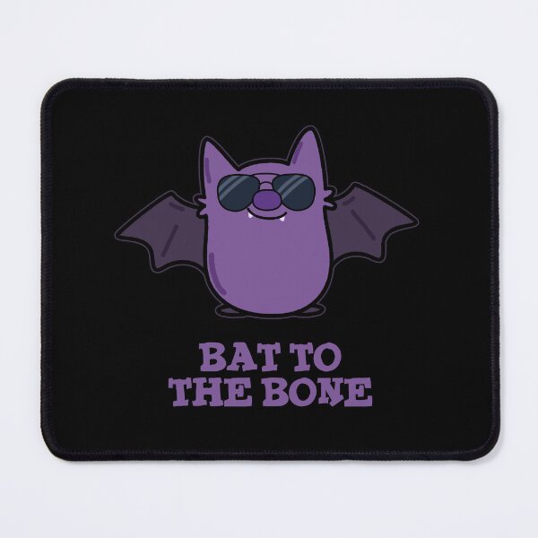 Item preview, Bat To The Bone Funny Animal Puns (Dark BG) designed and sold by punnybone.