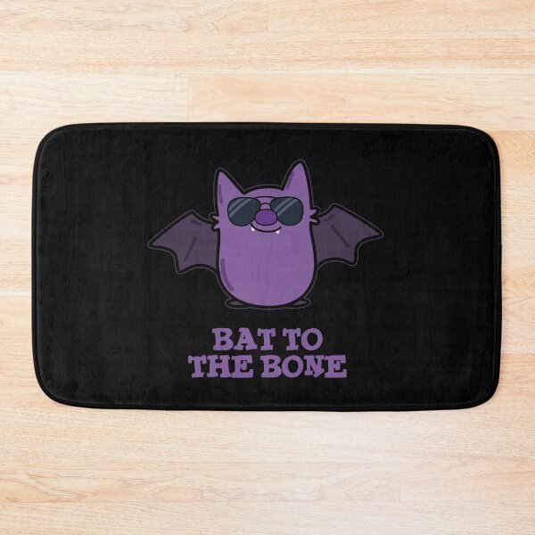 Item preview, Bat To The Bone Funny Animal Puns (Dark BG) designed and sold by punnybone.