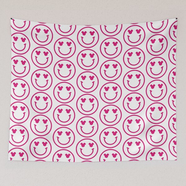 Item preview, Hot Pink Magical Preppy Smiley Face  designed and sold by meohmymagic.
