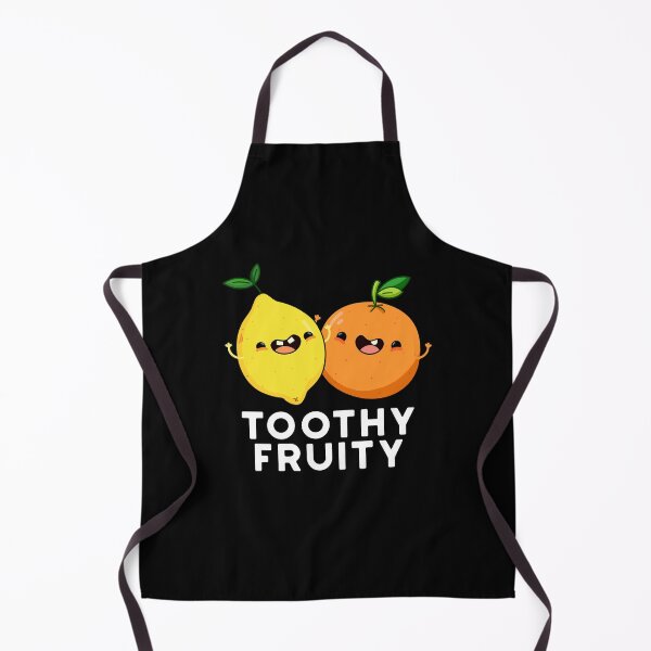 Item preview, Toothy Fruity Funny Fruit Puns (Dark BG) designed and sold by punnybone.