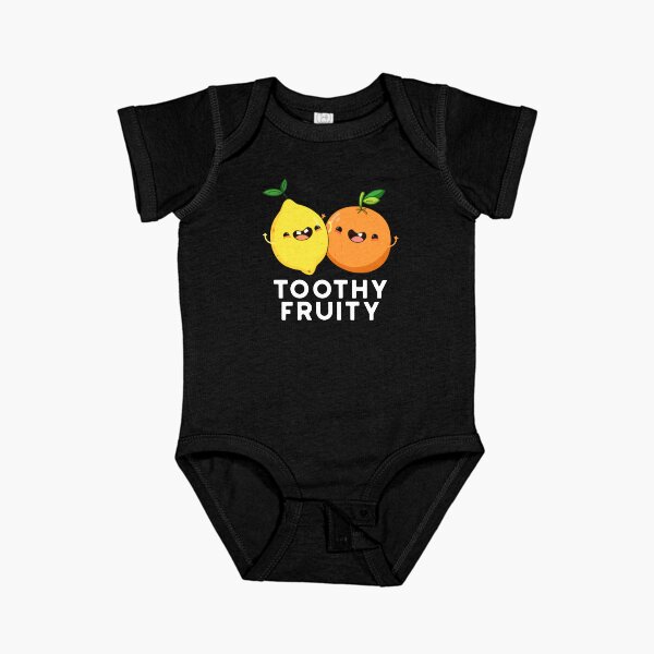 Item preview, Toothy Fruity Funny Fruit Puns (Dark BG) designed and sold by punnybone.