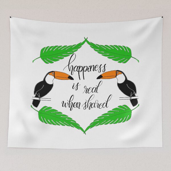 Item preview, Happiness is real when shared designed and sold by marinarrua.